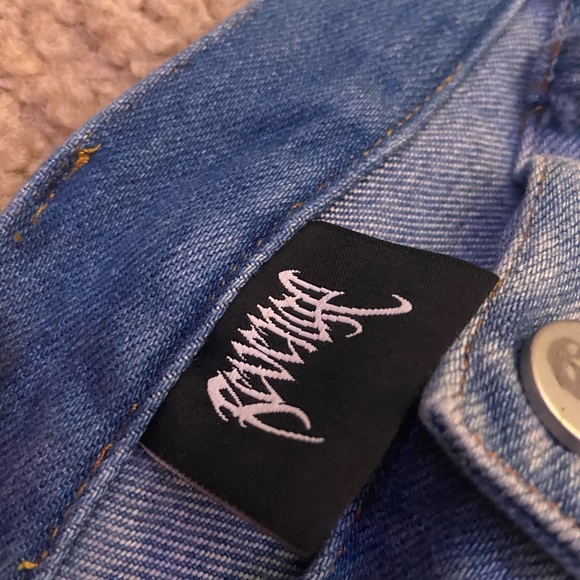 Revenge Embroidered Jeans (Light Wash
Blue) XL - Picture 3 of 3